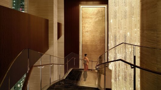 Shangri-La Tokyo hotel stairway by SLTY