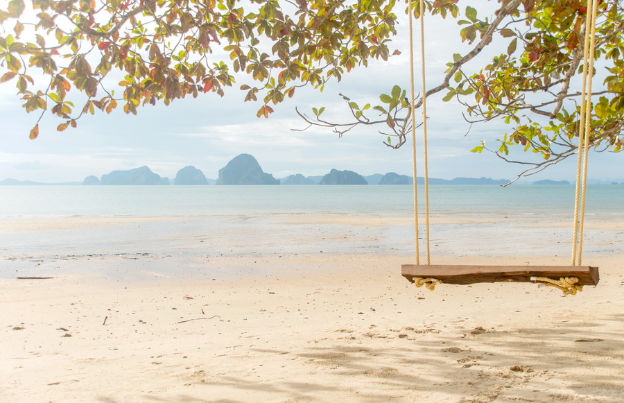The Beach Area at Banyan Tree Krabi - Photo Courtesy Banyan Tree Krabi