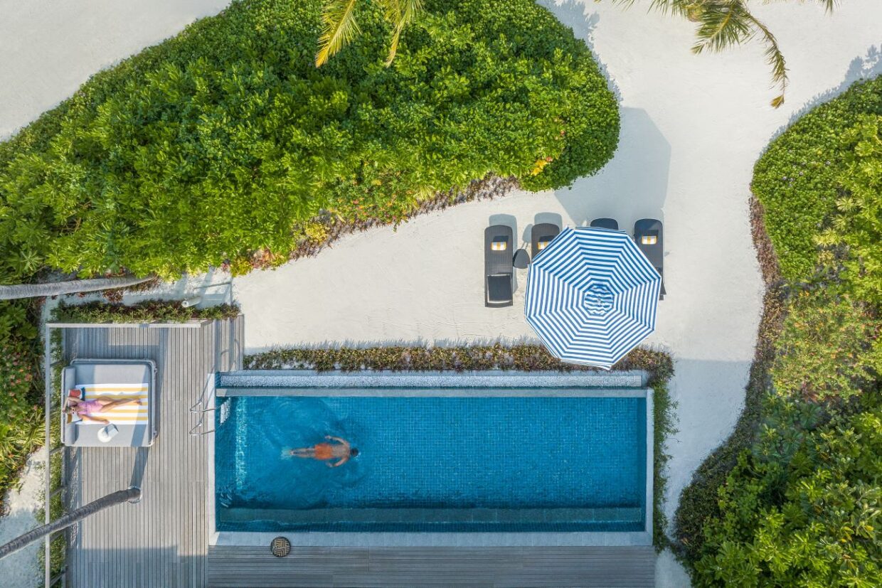 Le Meridien Maldives Private Pool Villa - Photo by Le Meridien Resort Maldives