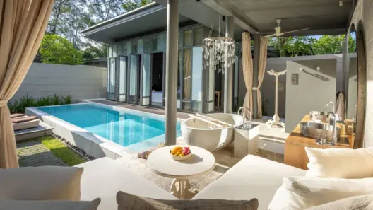 SALA PHuket Pool Villa Lounge - Photo Courtesy by SALA Phuket Mai Khao Beach Resort
